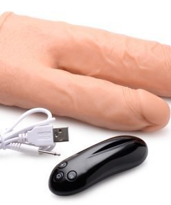 Vibrating and Rotating Remote Control Silicone Double Dildo - Image 4