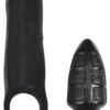 Black silicone dual-ended pleasure device