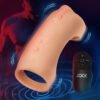 A modern male pleasure device with a remote control.