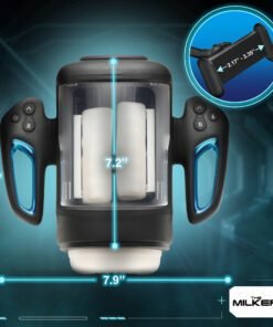 Cyber Milker stroking and vibrating masturbator with innovative features