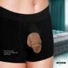 Realistic male underwear with a strap-on feature