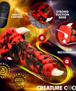 Colorful silicone toy with remote control and suction base