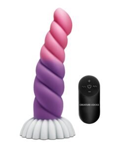Colorful twisted vibrator with remote control