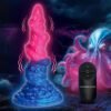 Colorful tentacle-themed sex toy with remote control