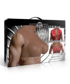 Master Series product packaging showcasing silicone breasts
