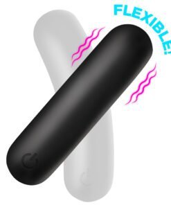 Flexible black and white devices crossed over each other with a power symbol