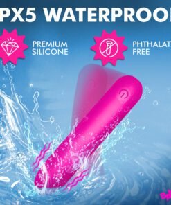 Waterproof silicone vibrator in water