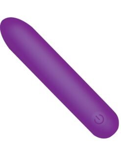 Purple vibrator on a white background