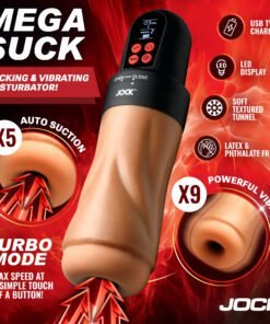 Mega Suck Sucking & Vibrating Masturbator with USB Charging