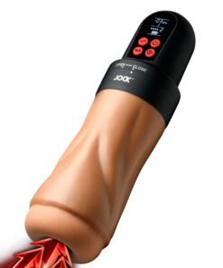 Realistic male masturbation device with remote control