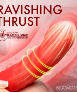 Vibrating and thrusting adult toy with specifications