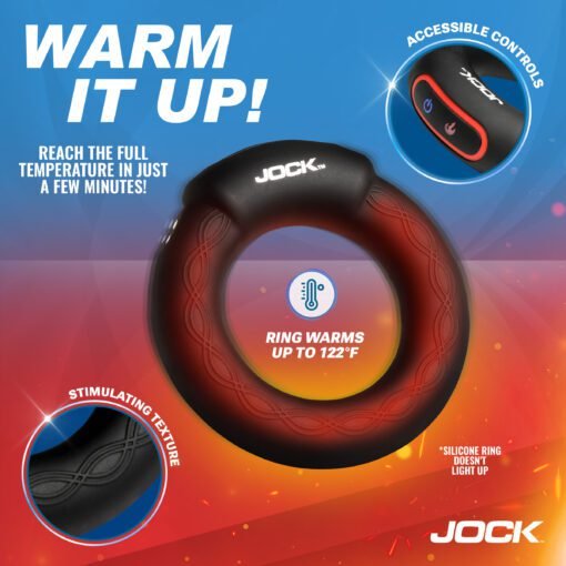 Rumbler Vibrating & Warming C-Ring - 1.8" - Image 4
