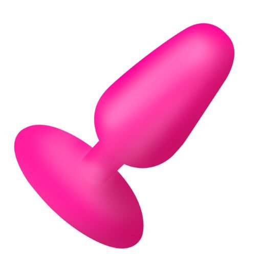 Flexible Vibrating Silicone Butt Plug - Pink - Image 5