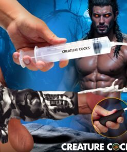 Night Prowler Squirting Silicone Penis Enhancer - Silver