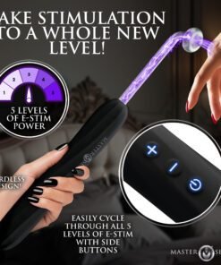 E-stim device with adjustable power levels and cordless design