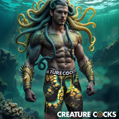 Creature Wear Monstropus Tentacled Monster Boxer Shorts - Medium - Image 2