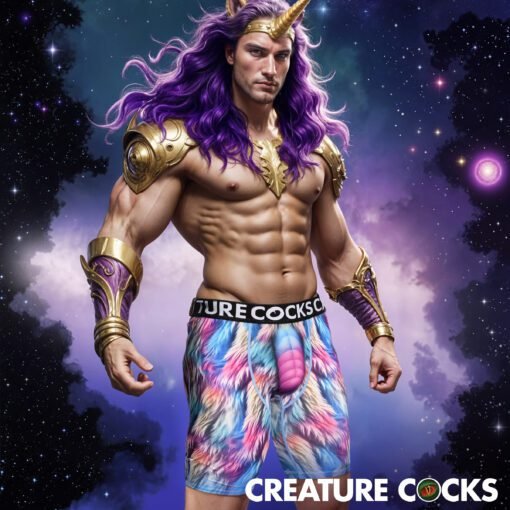 Creature Wear Mystique Unicorn Boxer Shorts - Medium - Image 2