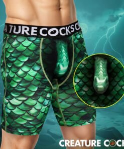 Creature Wear Cockness Monster Lake Creature Boxer Shorts - X-Large