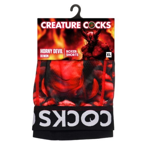 Creature Wear Horny Devil Demon Boxer Shorts - X-Large - Image 7