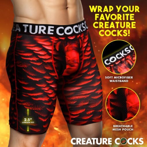 Creature Wear Horny Devil Demon Boxer Shorts - Medium - Image 3
