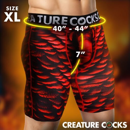 Creature Wear Horny Devil Demon Boxer Shorts - X-Large - Image 5