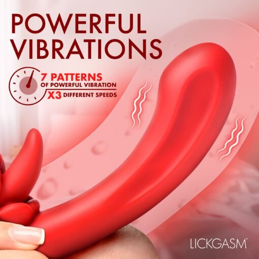 Lusty Licker Licking Silicone Vibrator - Image 3