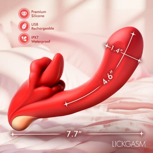Lusty Licker Licking Silicone Vibrator - Image 5