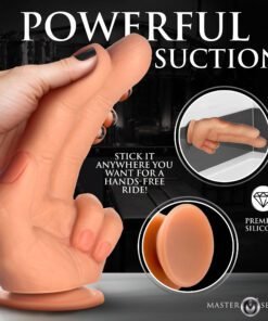 Silicone hand-shaped suction device for hands-free use