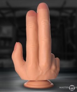Realistic hand sculpture with detailed fingers