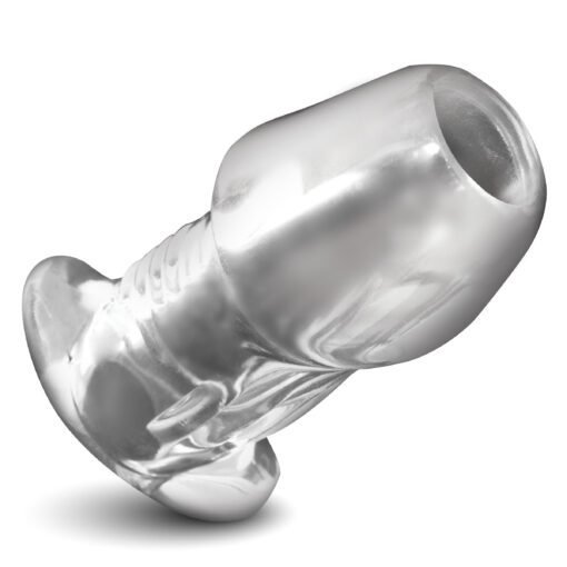 Dicked Clear Hollow Anal Plug - X-Large - Image 6