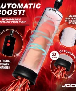 Rechargeable automatic penis pump with powerful suction