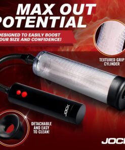 JOCK male enhancement pump designed to boost size and confidence