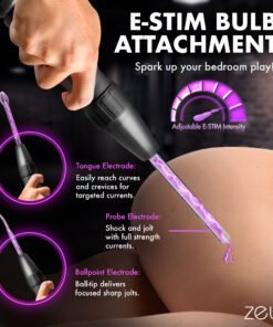 E-stim bulb attachments for enhanced pleasure