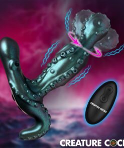 Unique octopus-themed pleasure device with remote control