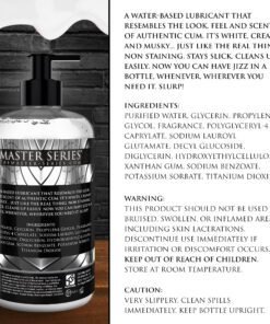 Image of a water-based lubricant bottle with a sleek design and clear labeling