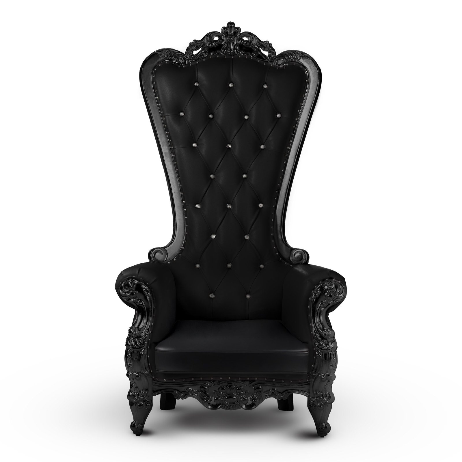 BDSM Throne Chair - Black - Image 5