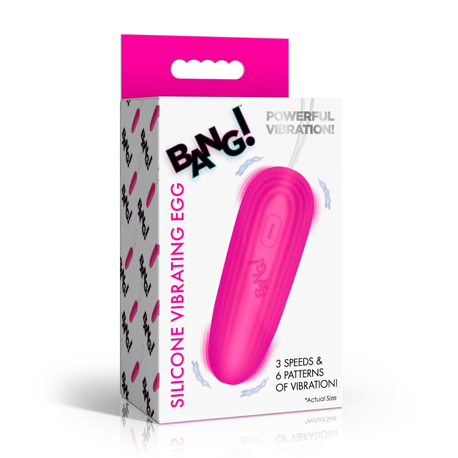 Silicone Vibrating Egg - Pink - Image 6