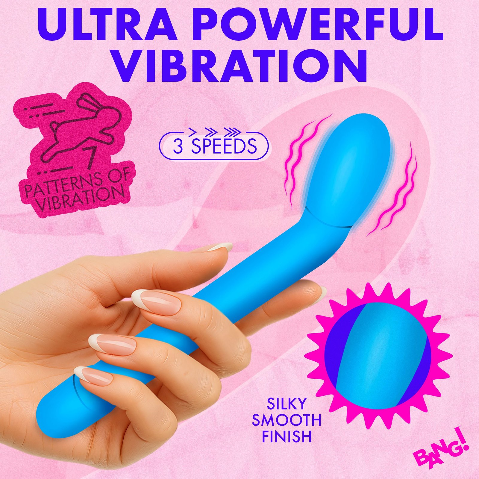 Slim G-Spot Vibrator - Blue - Image 2