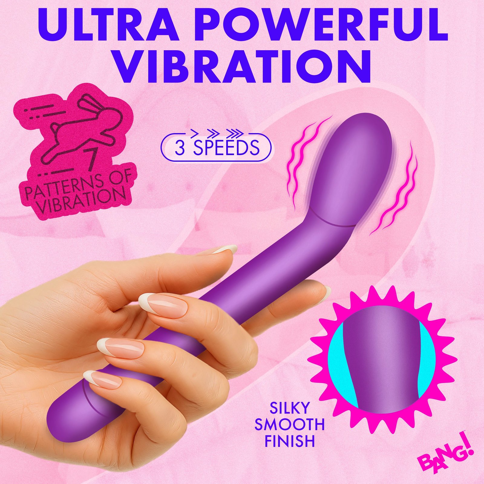 Slim G-Spot Vibrator - Purple - Image 2