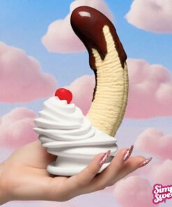 Chocolate Dipped Banana Split Premium Silicone Dildo