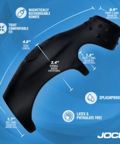 Rush Vibrating Penis Sleeve C-Ring w/ Remote - Image 4