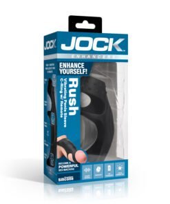 Rush Vibrating Penis Sleeve C-Ring w/ Remote - Image 6