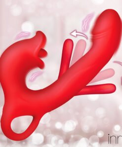 Kissing & Flicking Silicone Vibrator