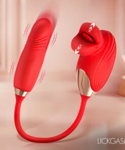 Bliss Kiss Kissing Clitoral Stimulator w/ Thrusting Vibrator