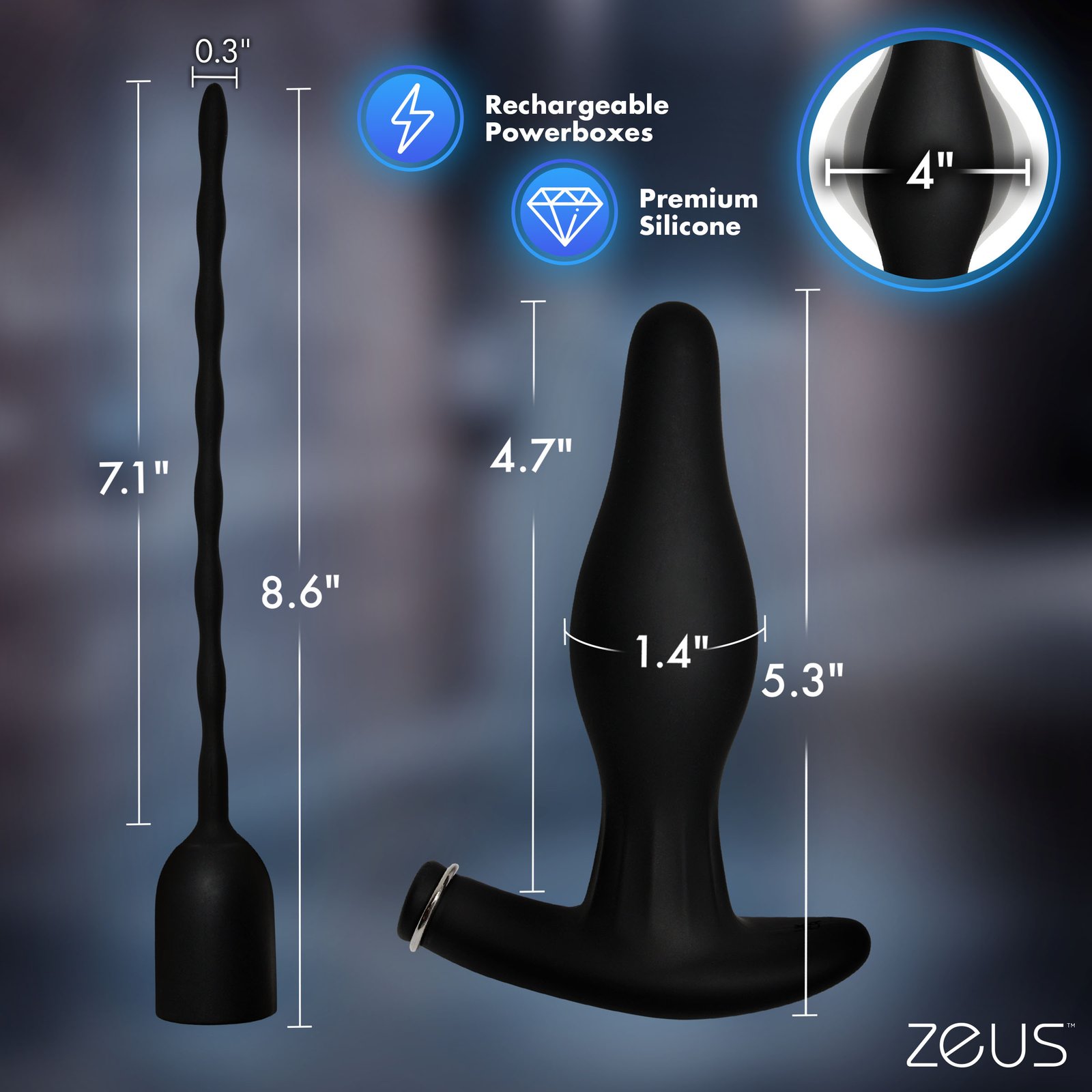 Inflatable Anal Plug & Urethral Sound E-Stim Kit - Image 6
