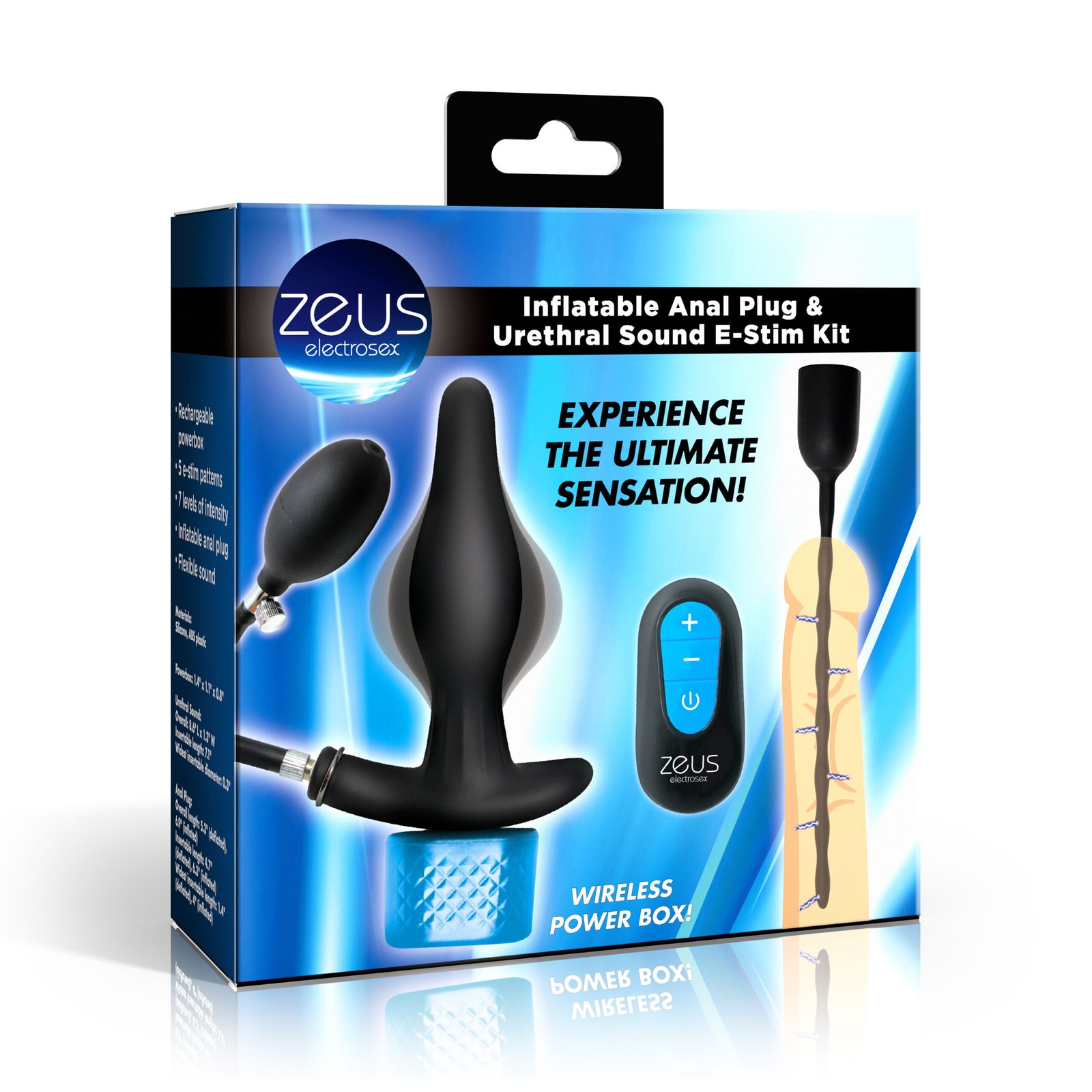 Inflatable Anal Plug & Urethral Sound E-Stim Kit - Image 8