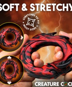Hell Fang Silicone Cock Ring - Image 3