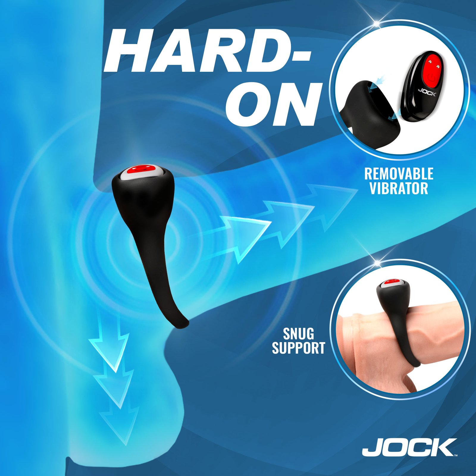 Hard-On Vibrating Silicone C-Ring - Image 3
