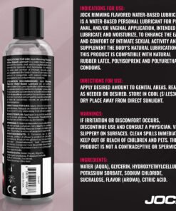JOCK Rimming Lubricant 8oz - Cherry - Image 4